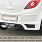 Rieger 00058947 Opel Corsa D Rear Diffuser for Tailpipe Left