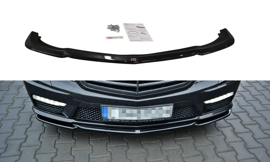 Maxton Design ME-E-212-AMG-FD1T Front Splitter V.1 Mercedes Benz E63 AMG W212 | Duco Car Parts UK Car Parts