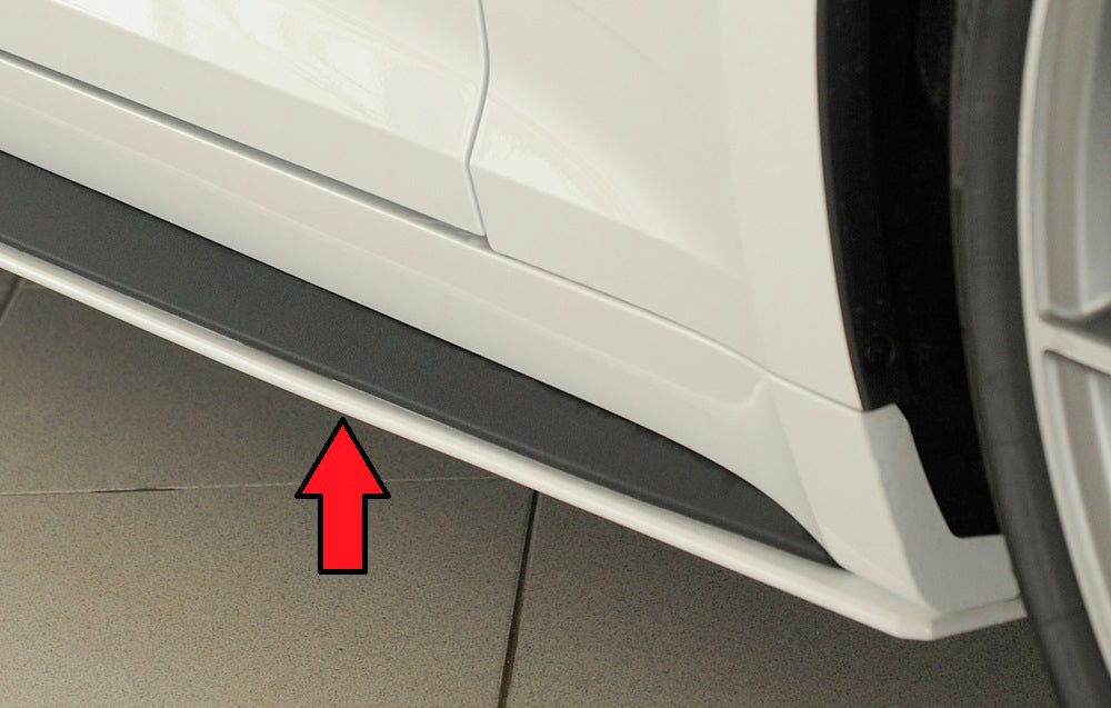 Rieger 00055487 Audi B9 F5 Right Side Skirt Splitter (A5 & S5)