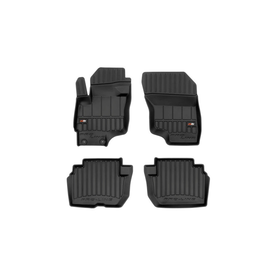 FROGUM Tailored, ProLine 3D409910 Floor mat set for MITSUBISHI Outlander III Off-Road (GG, GF) Elastomer, Front and Rear, Quantity: 4, Black, (LHD)