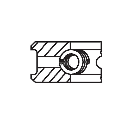 MAHLE ORIGINAL 008 76 N0 Piston Ring Kit Cyl.Bore: 80,5mm