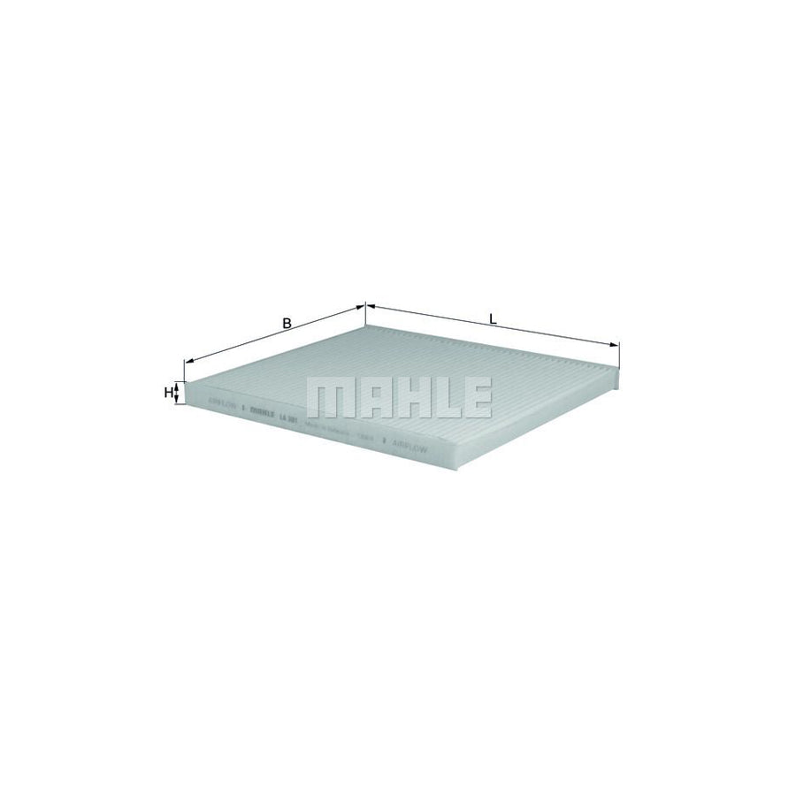 MAHLE ORIGINAL LA 301 Pollen filter Particulate Filter