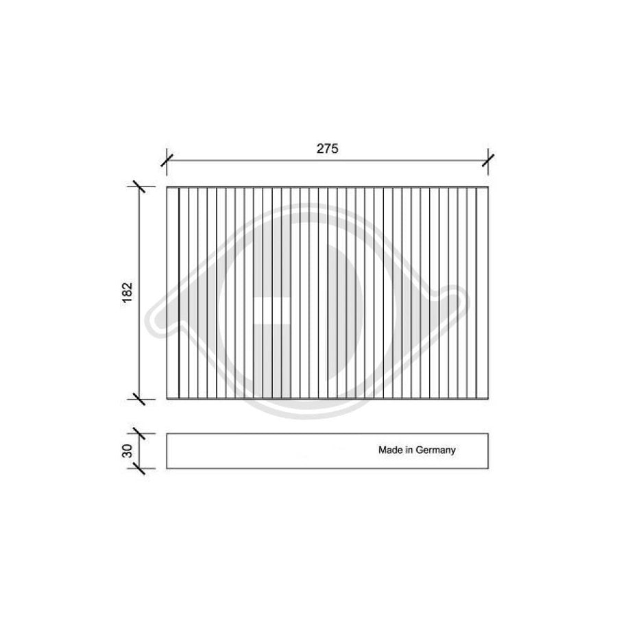 Diederichs Dci0168 Pollen Filter For Nissan Maxima | Duco Car Parts UK Car Parts