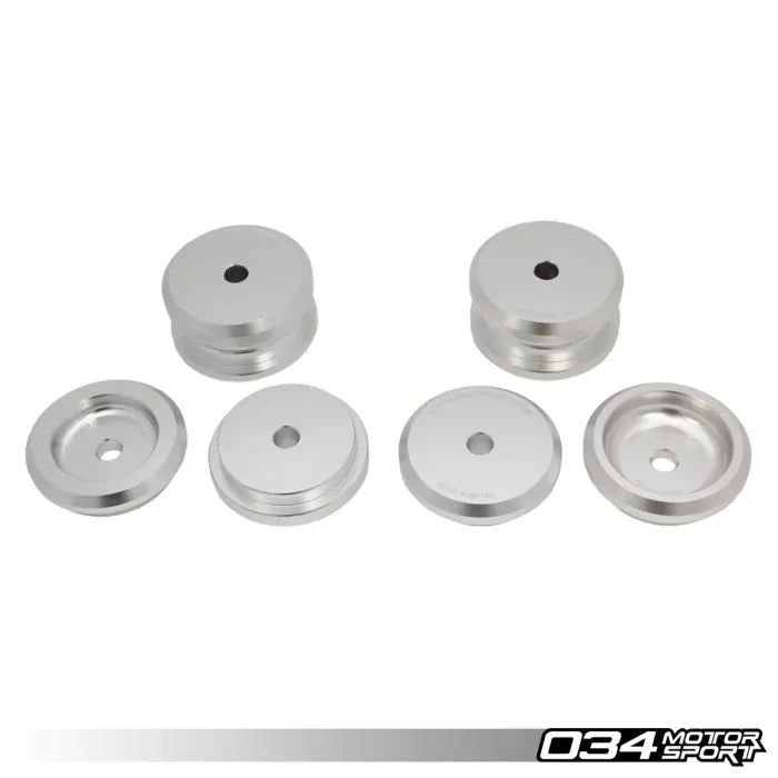 034Motorsport Subframe Bushings, Front, Billet Aluminum B5/B6/B7 Chassis