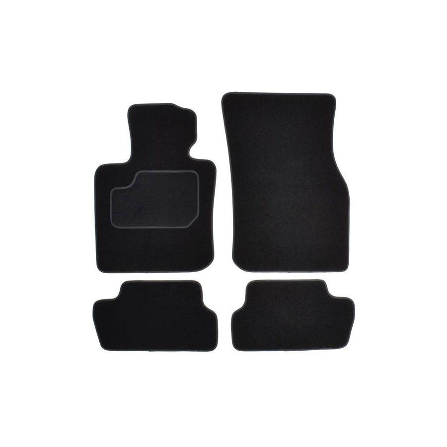 MAMMOOTH A041 MIN33 PRM 01 Floor mat set for MINI Hatchback (F56) Textile, Front and Rear, Quantity: 4, Black