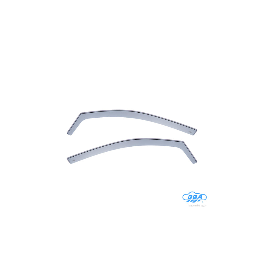 DGA 24039 Wind deflectors for VW Polo V Hatchback (6R1, 6C1) Arrow direction, Front, inner