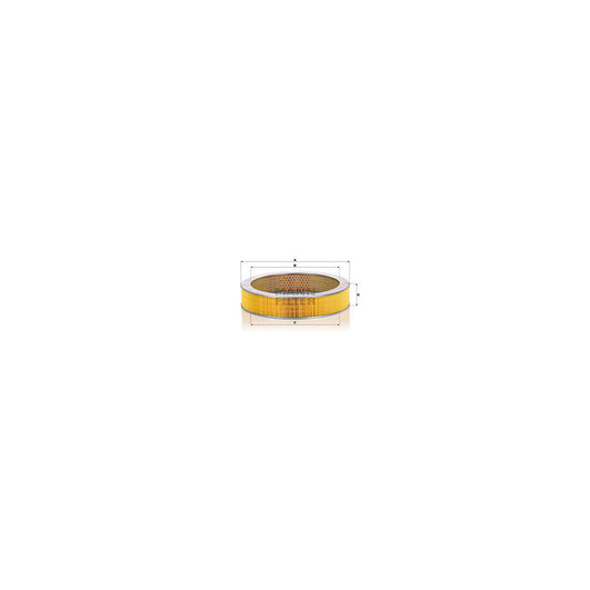 MANN-FILTER C 37 114 Air Filter for NISSAN PATROL Filter Insert