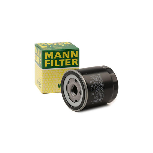 MANN-FILTER W 716/2 Oil Filter Spin-on Filter, with one anti-return valve