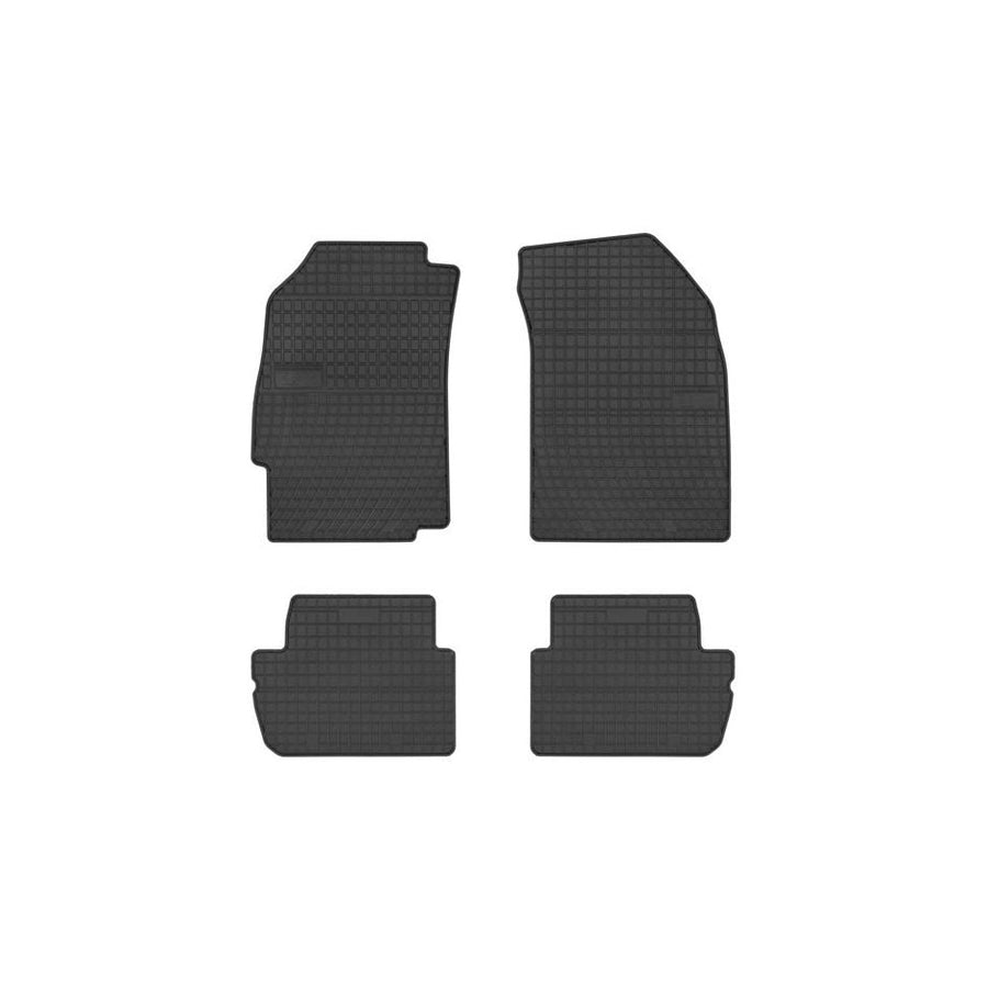 FROGUM Tailored 0698 Floor mat set for CHEVROLET Spark (M300) Elastomer, Front and Rear, Quantity: 4, Black, (LHD)