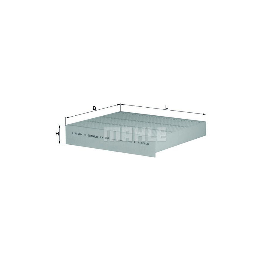 MAHLE ORIGINAL LA 297 Pollen filter Particulate Filter