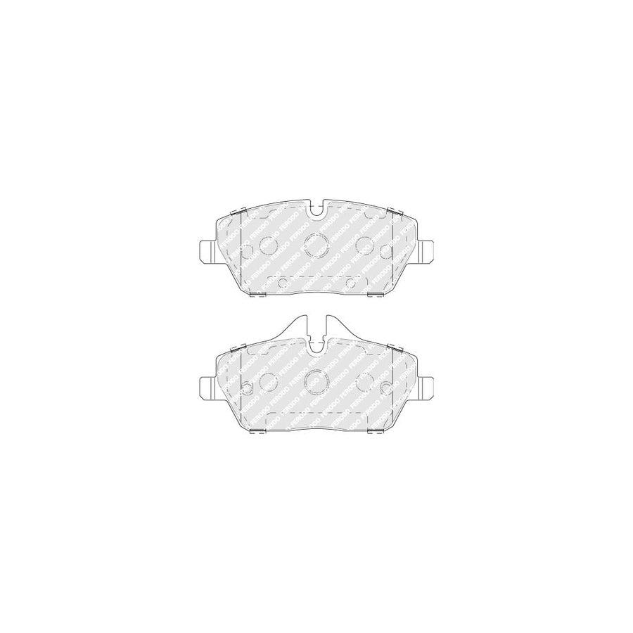 Ferodo Fdb5092 Brake Pad Set For Bmw I3 I01 Prepared For Wear Indicator With Accessories