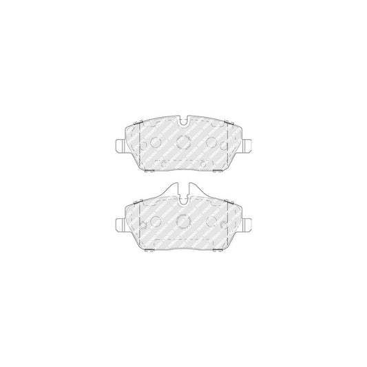 Ferodo Fdb5092 Brake Pad Set For Bmw I3 I01 Prepared For Wear Indicator With Accessories