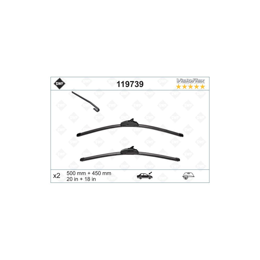 Swf Visioflex 119739 Wiper Blade | Duco Car Parts UK Car Parts