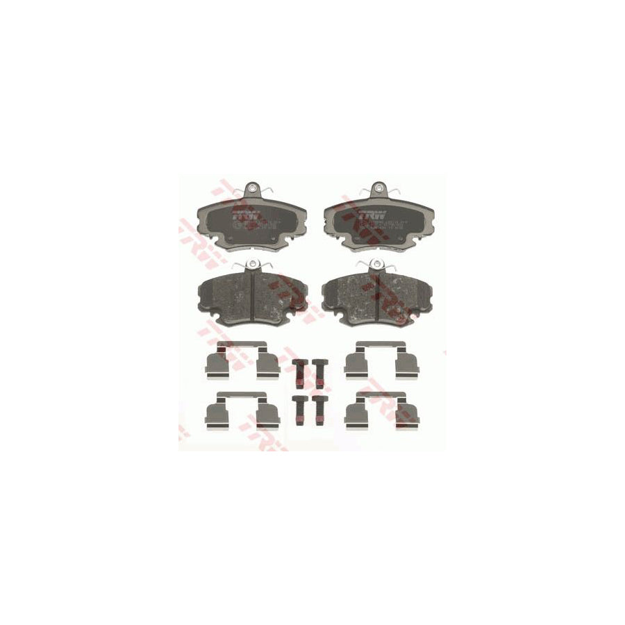 TRW Cotec Gdb1634 Brake Pad Set Prepared For Wear Indicator With Brake Caliper Screws With Accessories