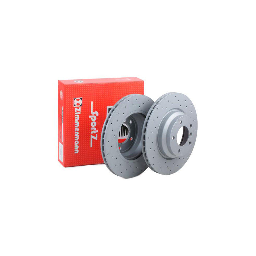 ZIMmERMANN SPORT COAT Z 150 3428 52 Brake Disc Internally Vented Perforated Coated High carbon
