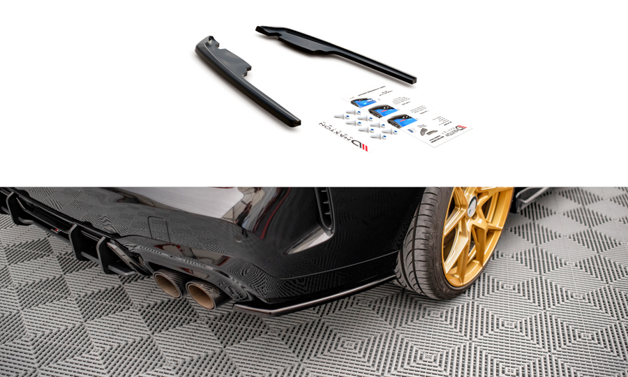 Maxton Design BM-2-44-M-RSD1T Rear Side Splitters BMW Series 2 M235i Gran Coupe F44 | Duco Car Parts UK Car Parts