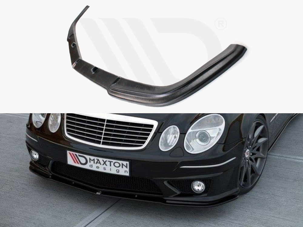 Maxton Design ME-E-211F-AMG-FD1T Front Splitter Mercedes E W211 Amg | Duco Car Parts UK Car Parts