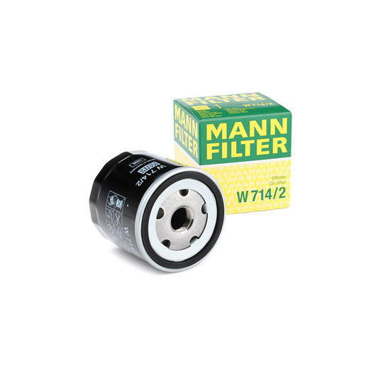 MANN-FILTER W 714/2 Oil Filter Spin-on Filter, with two anti-return valves