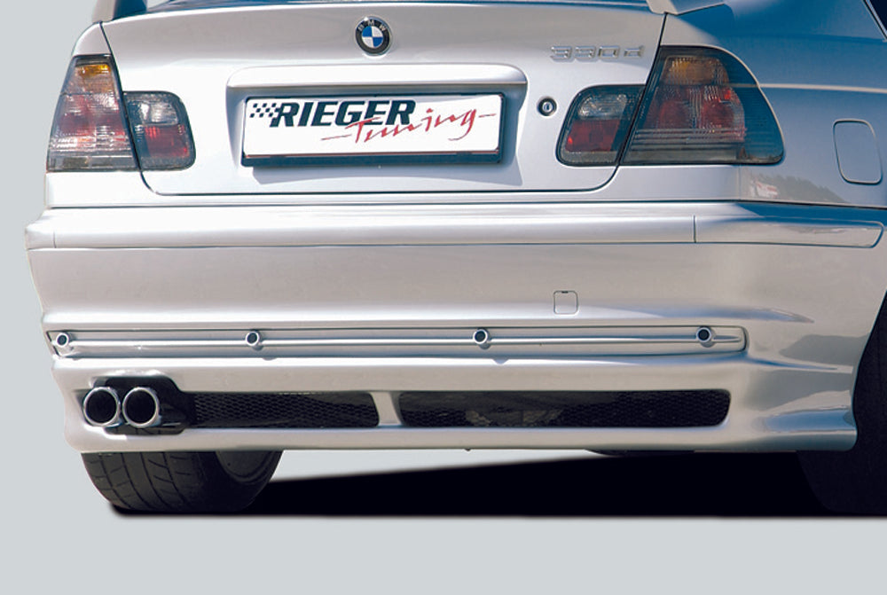 Rieger 00050106 BMW 3 Series E46 Rear Diffuser