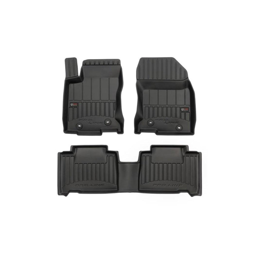 FROGUM Tailored 3D409149 Floor mat set for LEXUS NX (AZ10) Elastomer, Front and Rear, Quantity: 3, Black, (LHD)