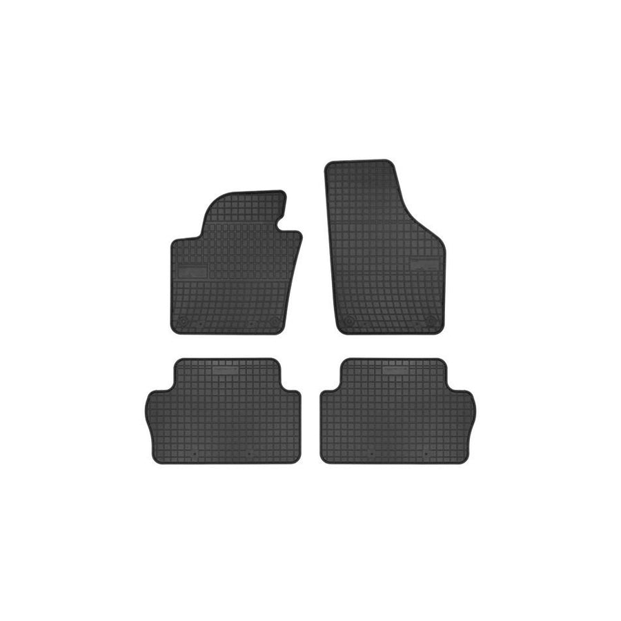 FROGUM Tailored 0405 Floor mat set Elastomer, Front and Rear, Quantity: 4, Black, (LHD)