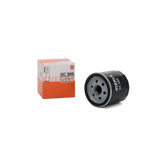 MAHLE ORIGINAL OC 988 Oil Filter Spin-on Filter, with one anti-return valve