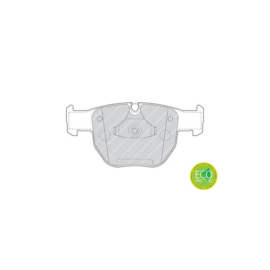 Ferodo Premier Eco Friction Fdb1597 Brake Pad Set For Land Rover Range Rover Iii L322 Prepared For Wear Indicator With Piston Clip Without Accessories