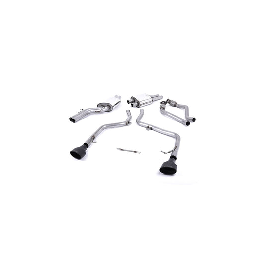 MillTek Audi S5 B8 Non-Resonated Race Cat-Back Exhaust