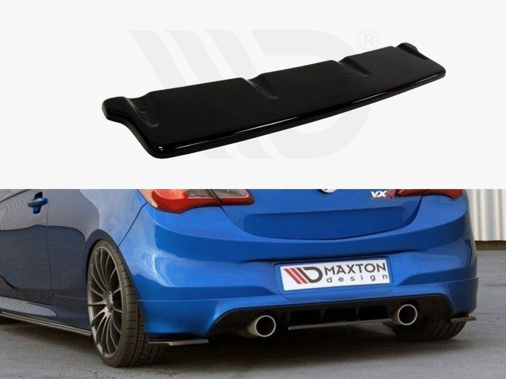 Maxton Design OP-CO-E-OPC-RD1T Central Rear Splitter Opel Corsa E OPC / VXR | Duco Car Parts UK Car Parts