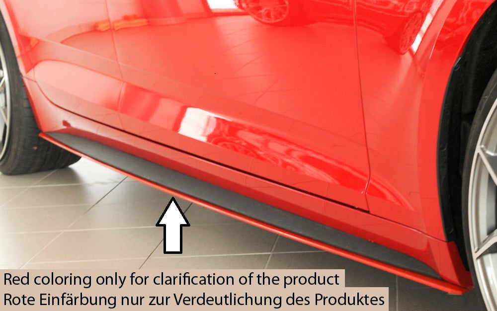 Rieger 00055489 Audi B9 F5 Right Side Skirt Splitter (A5 & S5)