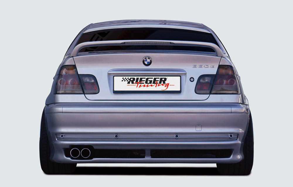 Rieger 00050106 BMW 3 Series E46 Rear Diffuser