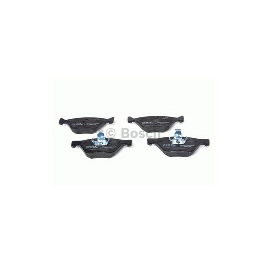Bosch 0986494001 Brake Pad Set With Anti Squeak Plate With Piston Clip BP110