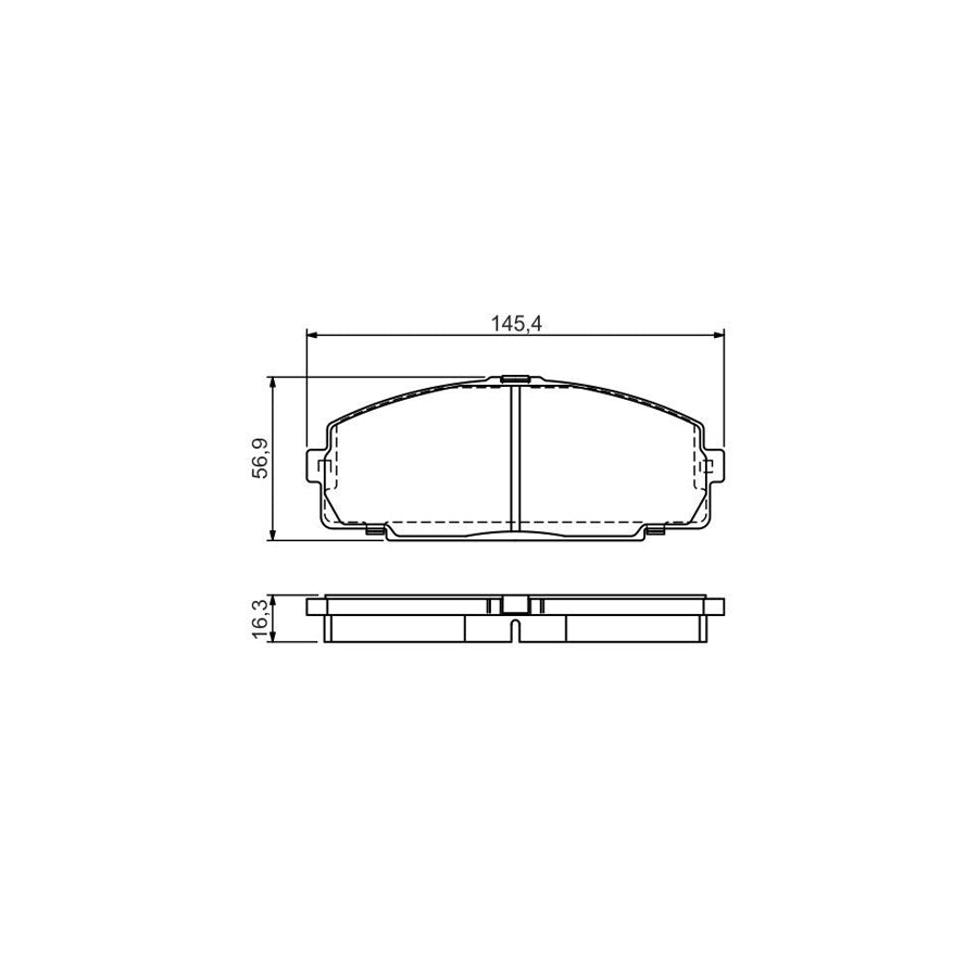 Bosch 0986495058 Brake Pad Set With Mounting Manual BP1479