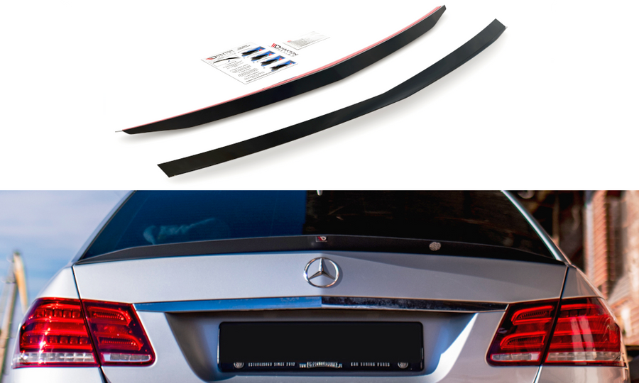 Maxton Design ME-E-212F-AMG-CAP1T Spoiler Cap Mercedes Benz E63 AMG Sedan W212 Facelift | Duco Car Parts UK Car Parts