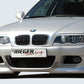 Rieger 00050128 BMW 3 Series E46 Front Bumper