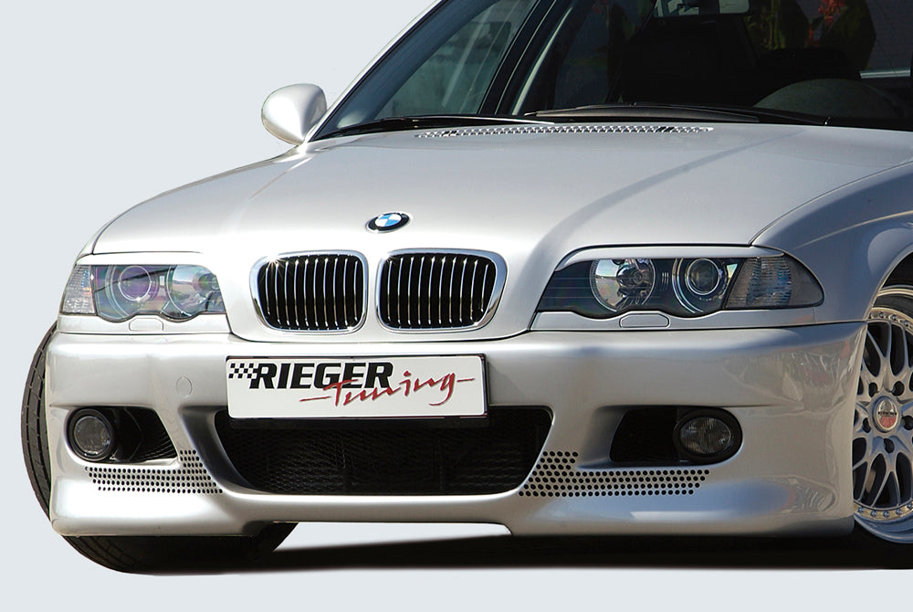 Rieger 00050128 BMW 3 Series E46 Front Bumper