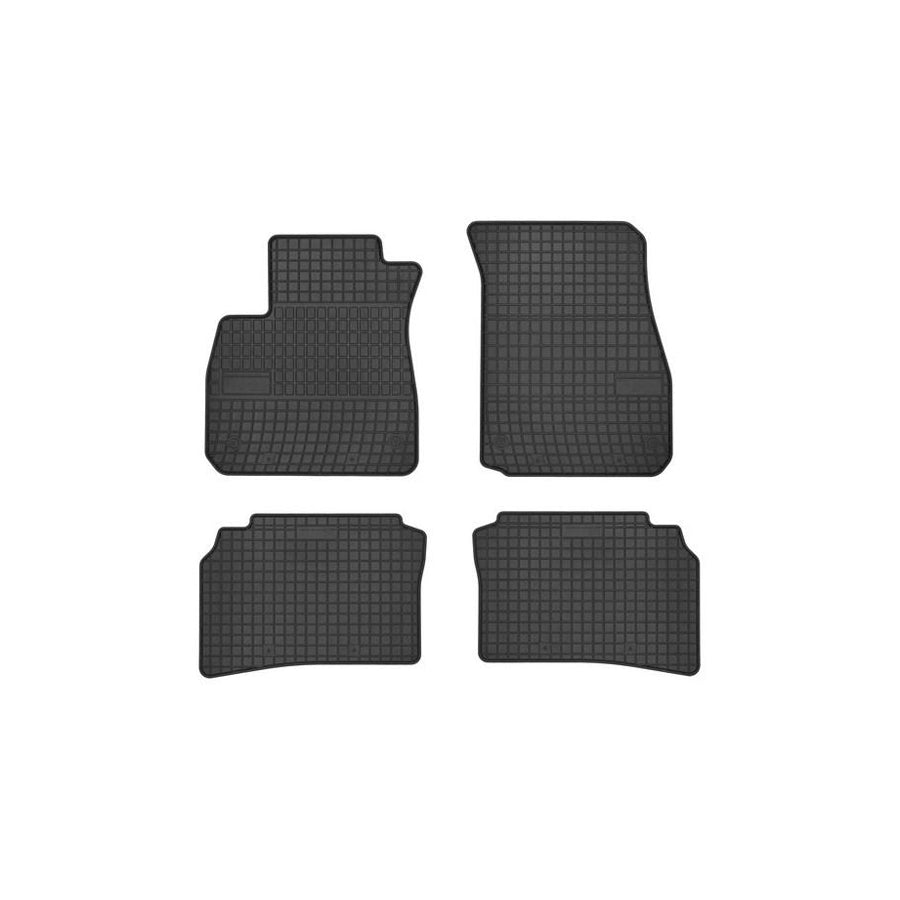 FROGUM Tailored 547983 Floor mat set for OPEL INSIGNIA Elastomer, Front and Rear, Quantity: 4, Black, (LHD)