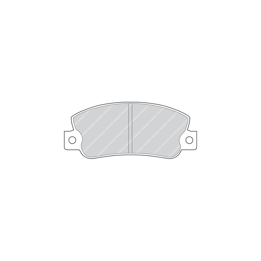 Ferodo Premier Fdb456 Brake Pad Set Not Prepared For Wear Indicator Without Accessories
