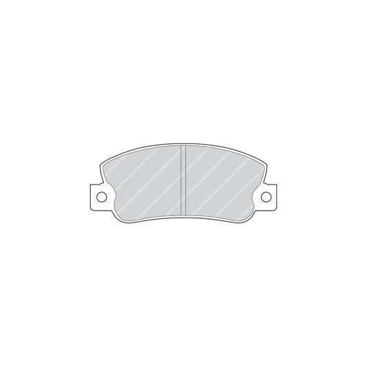 Ferodo Premier Fdb456 Brake Pad Set Not Prepared For Wear Indicator Without Accessories