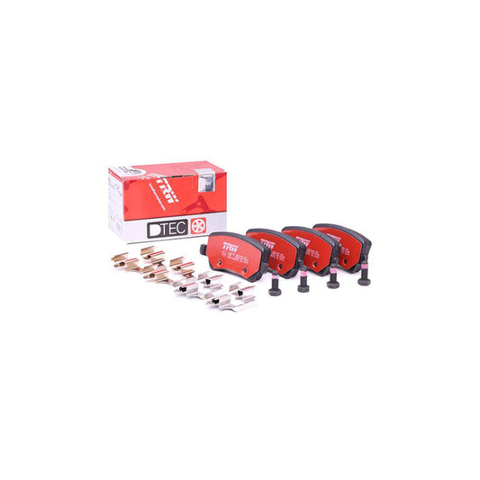 TRW Dtec Cotec Gdb1685Dte Brake Pad Set Not Prepared For Wear Indicator With Brake Caliper Screws With Accessories