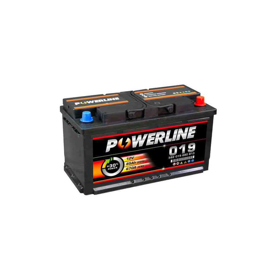 Powerline 019 Car Battery 12V