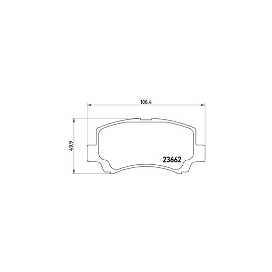 Brembo P 79 011 Brake Pad Set