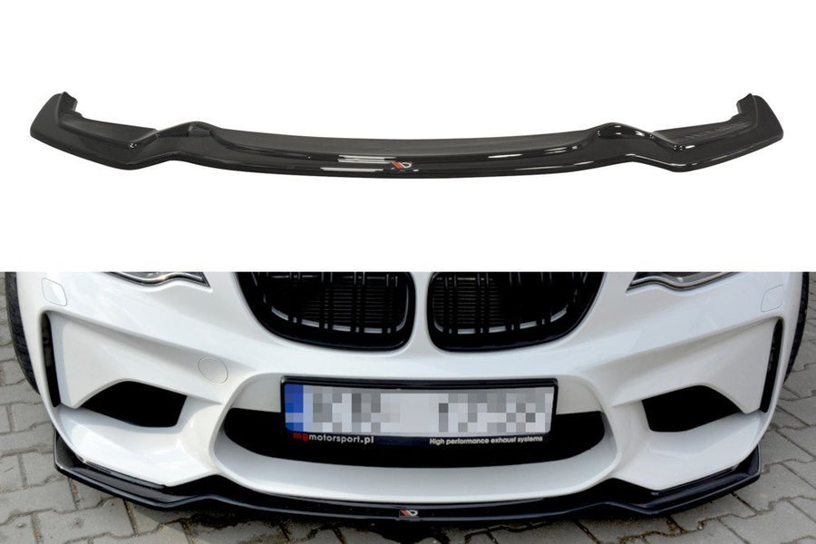 Maxton Design BM-2-87-M-FD1T Front Splitter BMW M2 F87 CoupÃ© | Duco Car Parts UK Car Parts
