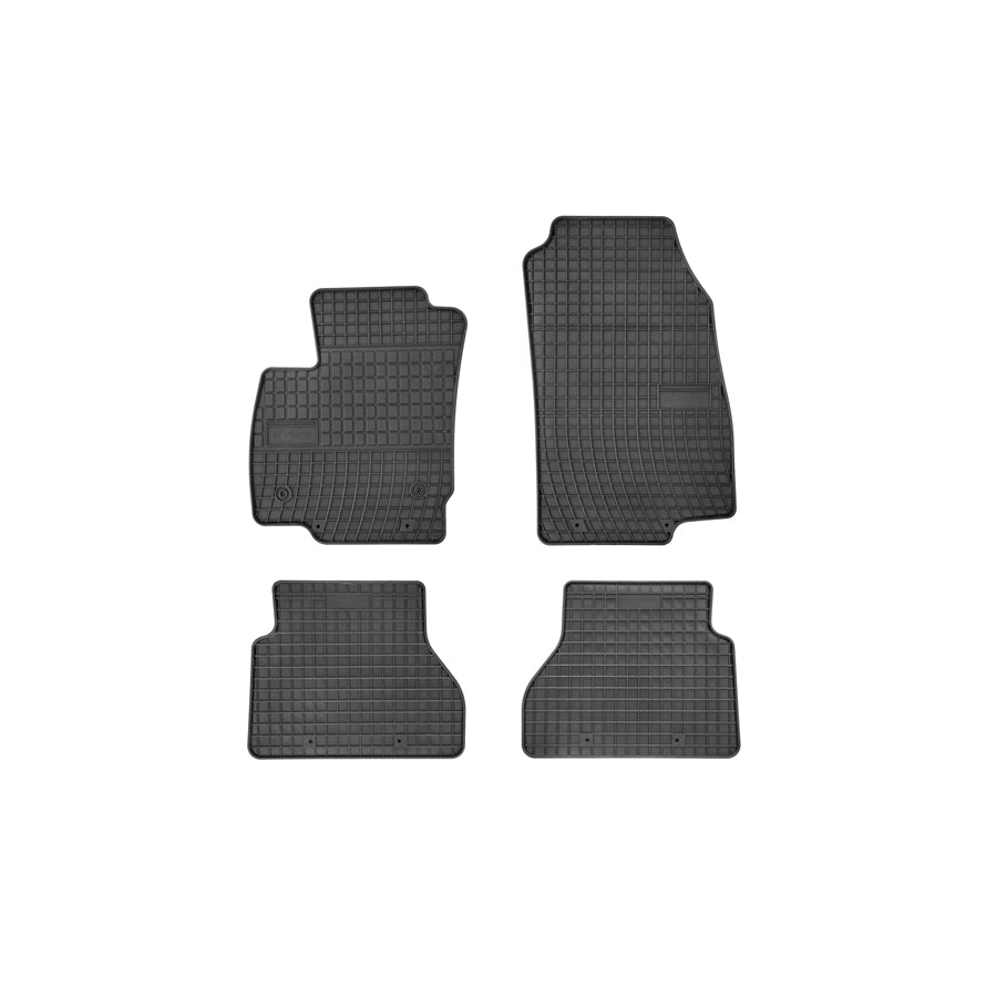 FROGUM Tailored 546184 Floor mat set for FORD B-Max (JK8) Elastomer, Front and Rear, Quantity: 4, Black, (LHD)