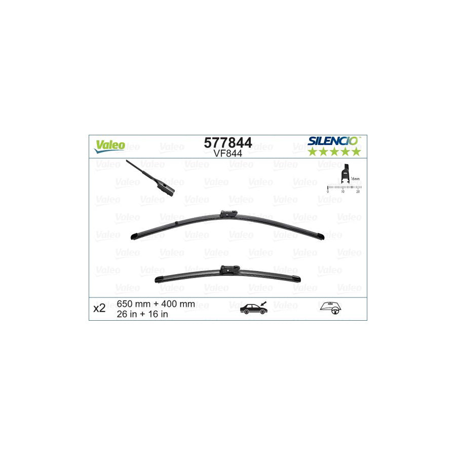 Valeo 577844 Wiper Blade | Duco Car Parts UK Car Parts