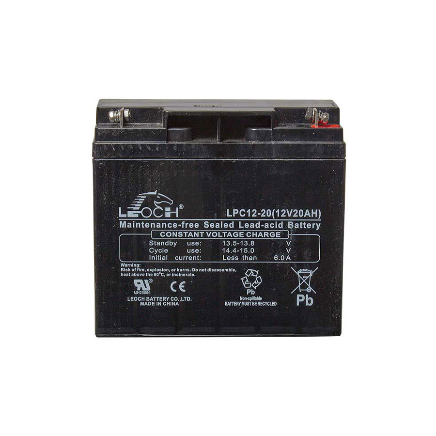 Leoch AGM Golf Trolley Battery - 12V 20Ah