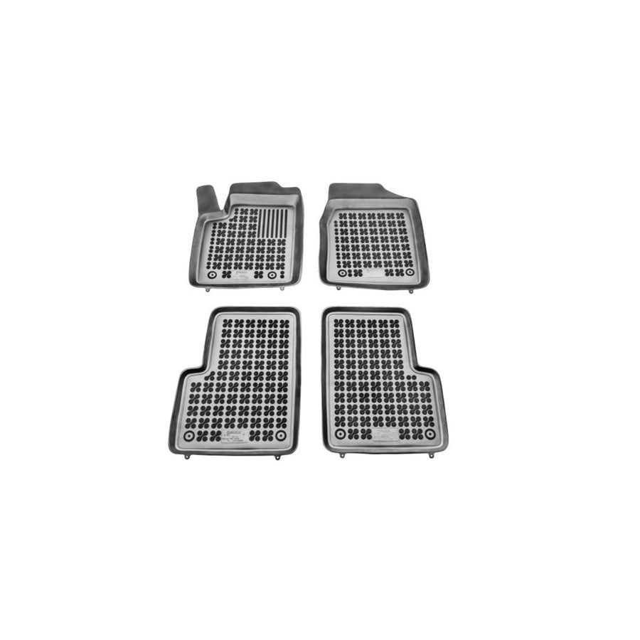 REZAW PLAST Tailored 200607 Floor mat set for FORD KA Hatchback (RU8) Elastomer, Front and Rear, Quantity: 4, Black