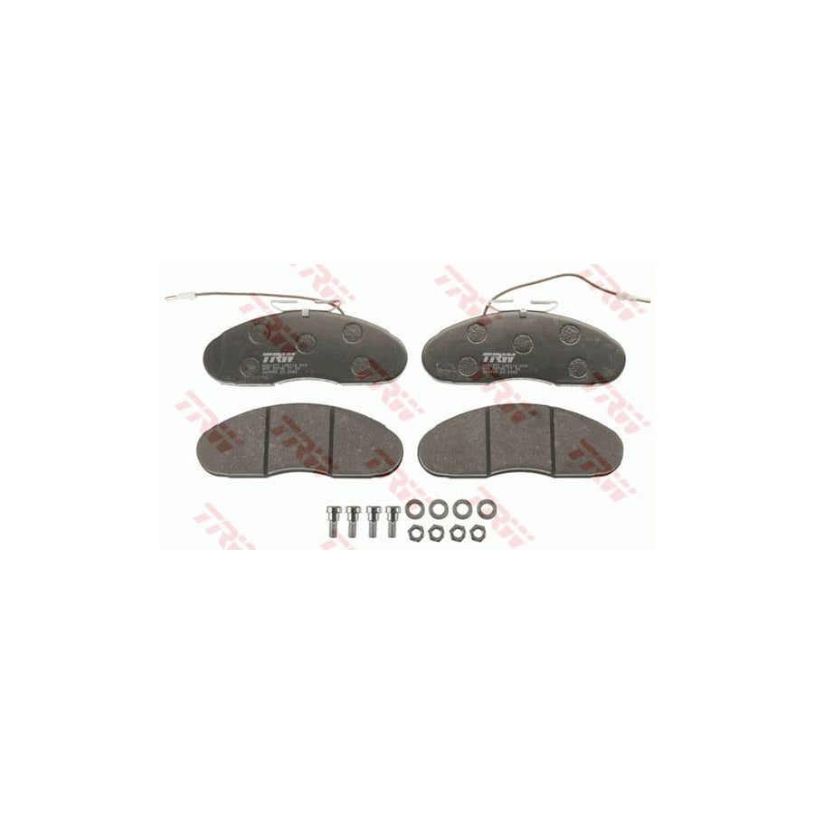 TRW Cotec Gdb1077 Brake Pad Set Incl Wear Warning Contact With Brake Caliper Screws With Accessories