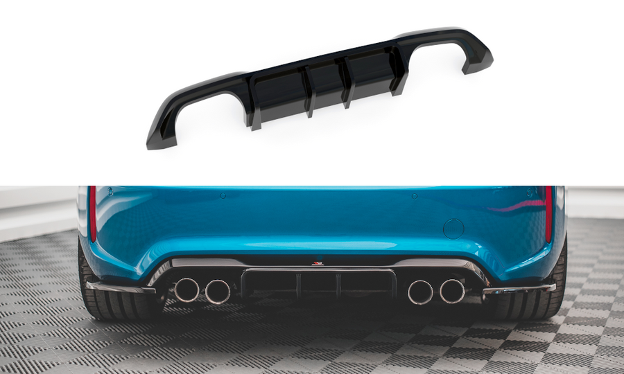 Maxton Design BM-2-87-M-RS1T Rear Valance BMW M2 F87 | Duco Car Parts UK Car Parts