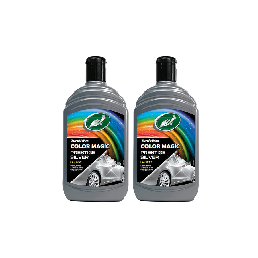 Turtle Wax Color Magic Silver Car Polish 2 X 500 Ml